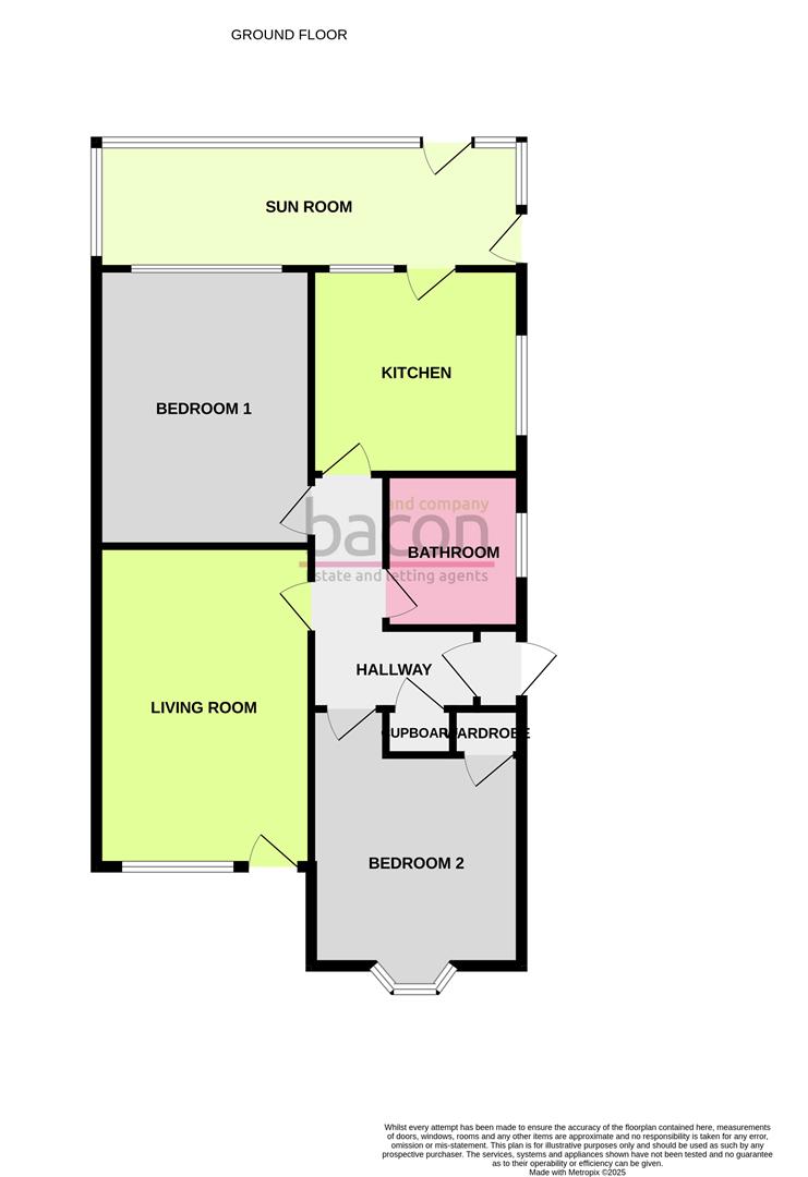 Floor Plan | Bungalow - Semi Detached | Palatine Road, Worthing | For Sale